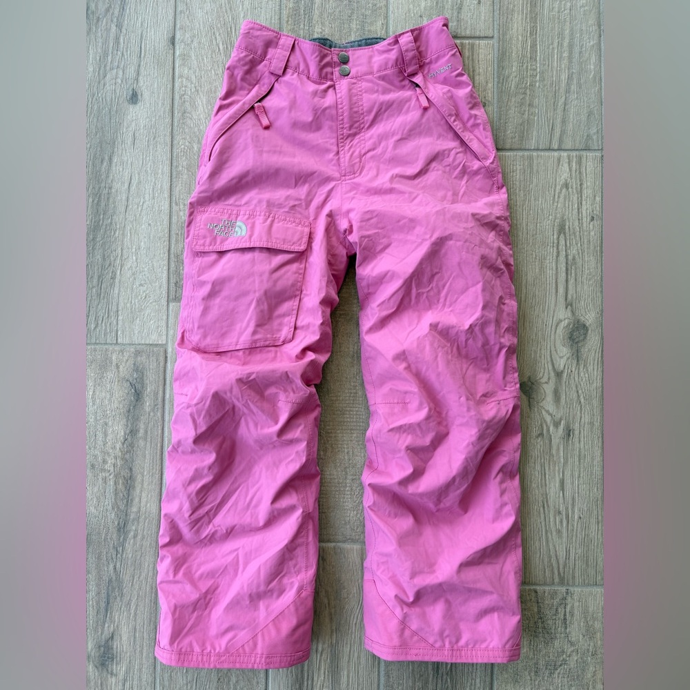 The North Face Hyvent Girls Pink Insulated Snow Pants Size Medium